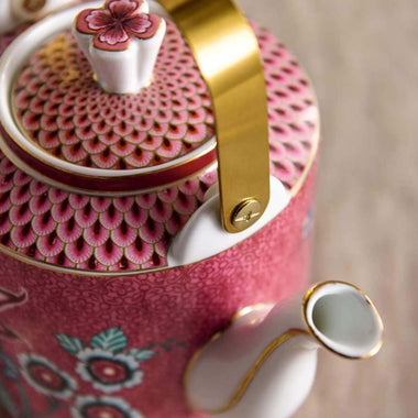 Pip Studio Flower Festival Large 1.6L Teapot - Pink